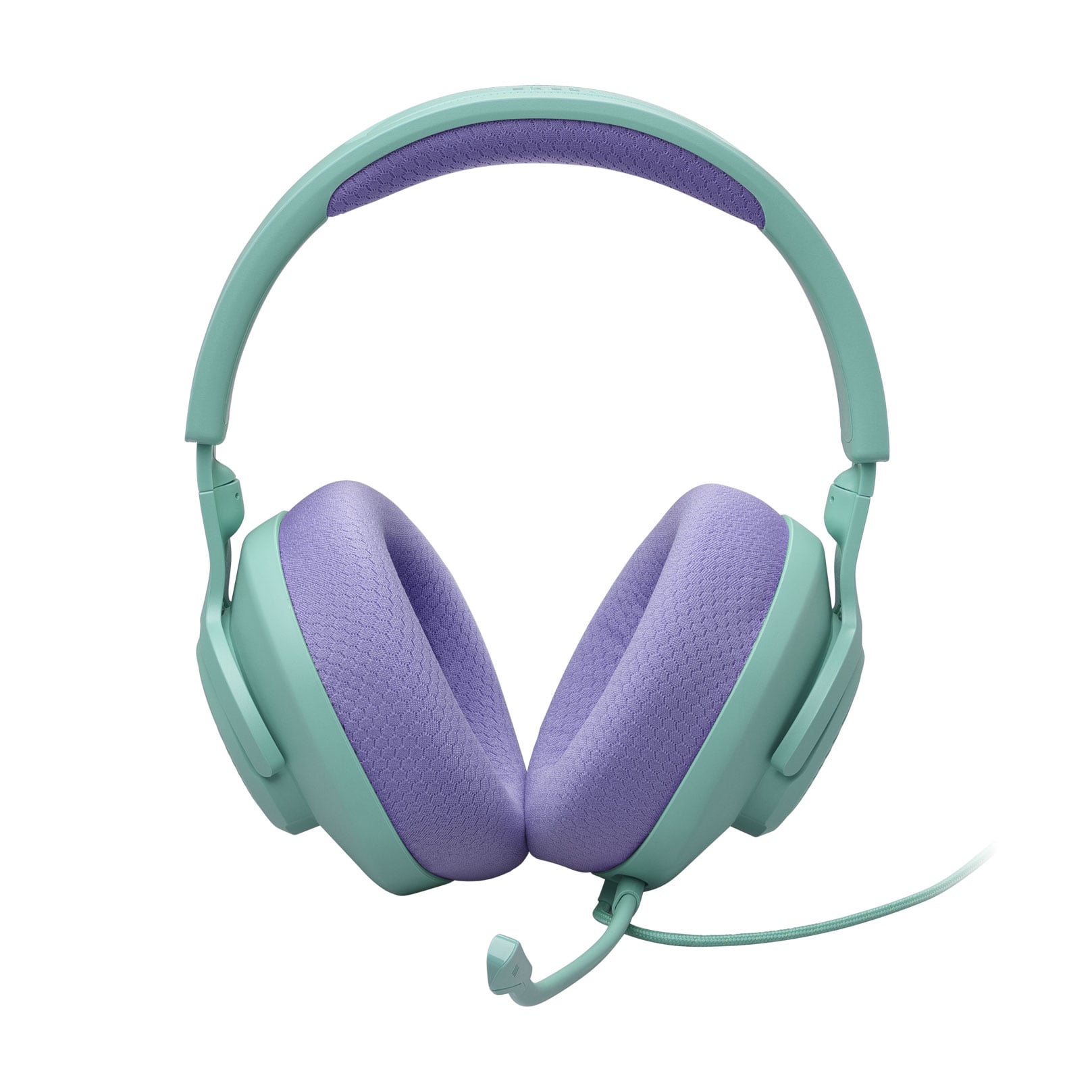 Ігрова гарнітура дротова JBL Quantum 100M2 бірюзова (JBLQTUM100M2CYN)